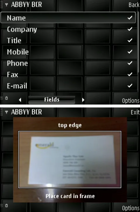 Abbyy Business Card Reader v1.0 – Lưu danh thiếp nhanh chóng