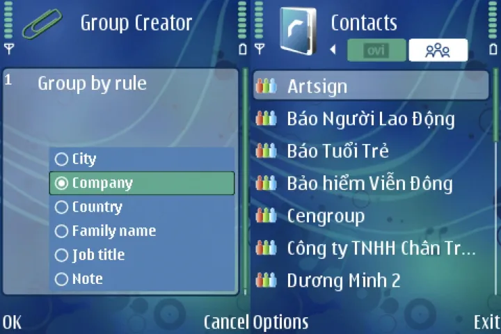 Group Creator 0.98 – Tự động tạo nhóm danh bạ