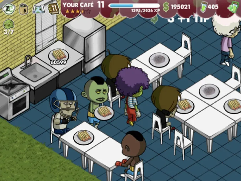 Zombie Café: Nhà hàng Zombie