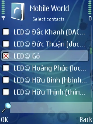 Sử dụng hiệu quả tính năng Groups trên Symbian