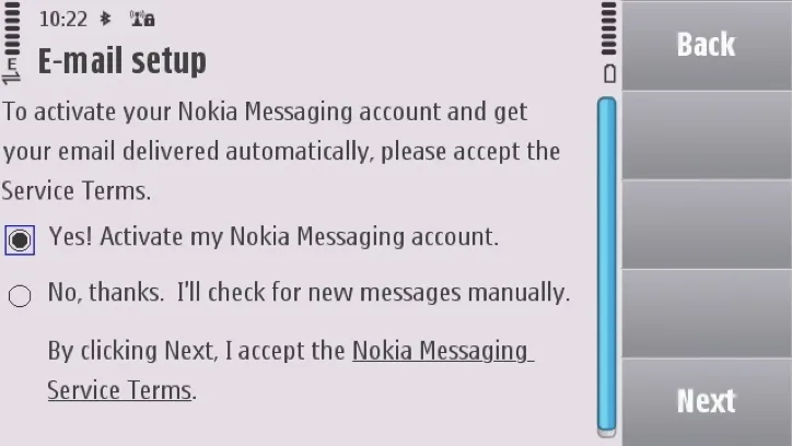 Cài đặt Email trên Nokia N97