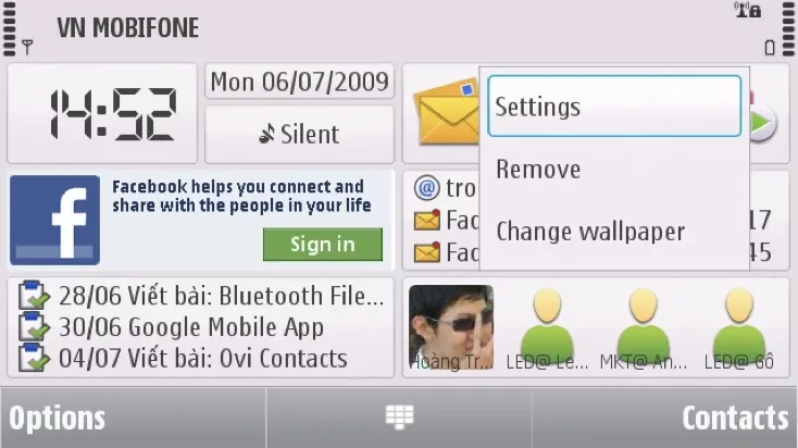 Cài đặt Email trên Nokia N97