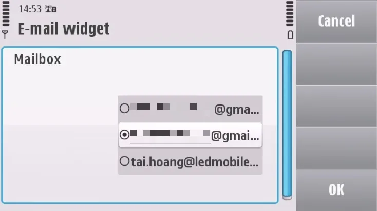 Cài đặt Email trên Nokia N97