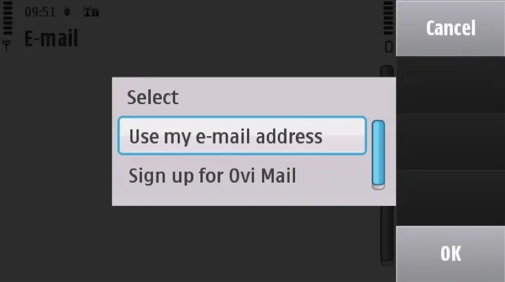 Cài đặt Email trên Nokia N97