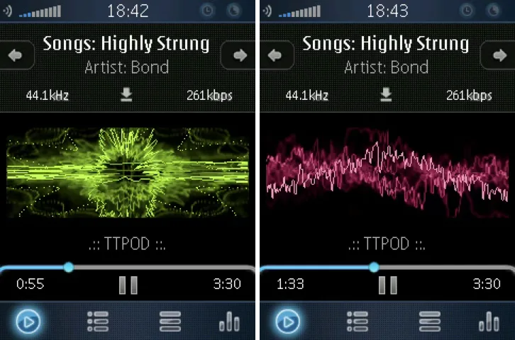 TTPod 3.4 – Trình nghe nhạc đa năng trên Symbian