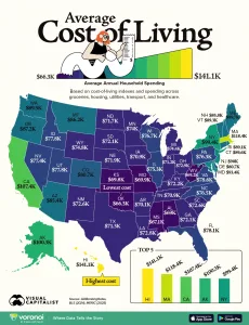 Infographic: The Cost of Living Across America